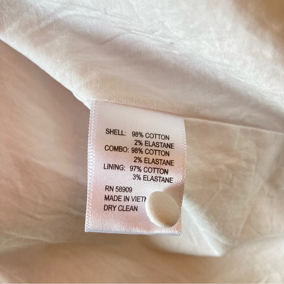 ANTONIO MELANI White Pink Floral Cotton Shirt Dress - Picture 7 of 9